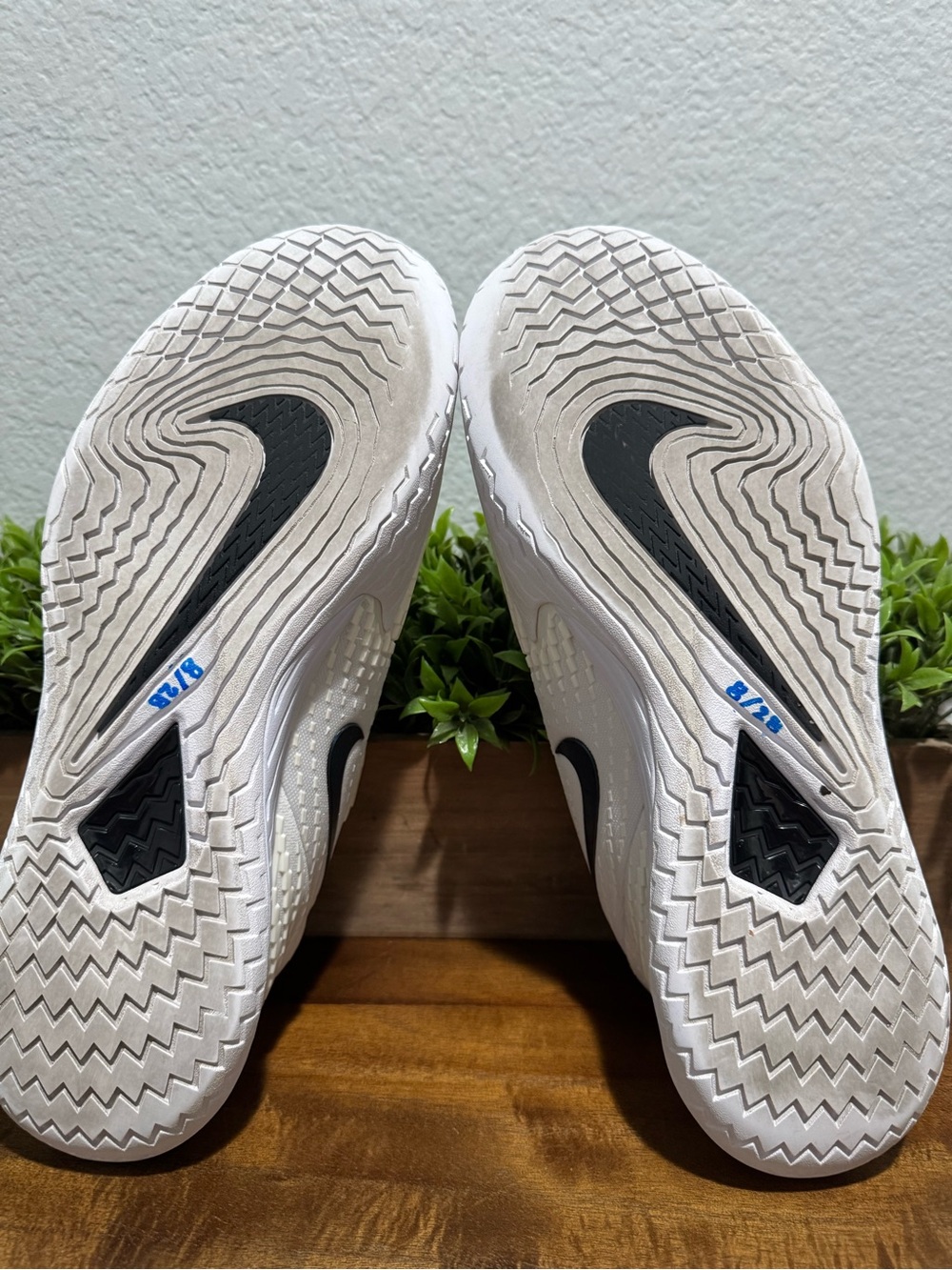 Nike Zoom Vapor Cage 4 RAFA Tennis Shoes White Black DD1579-101 Men’s Size 13 - Picture 9 of 11